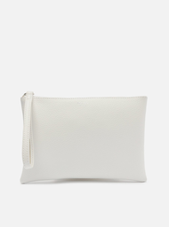 Pouch Branca Arezzo Pequena Alça