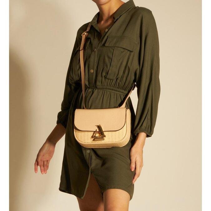 Papete Bege Palha Tramada | Arezzo - GLAMI.com.br