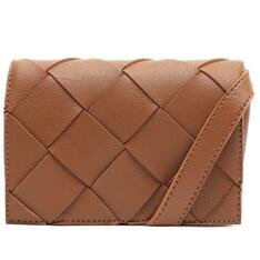 Crossbody Anacapri Marrom Tressê Pequena