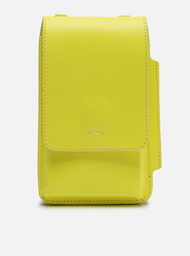 Mini Bag Porta-celular  Amarela Arezzo Couro Giorno