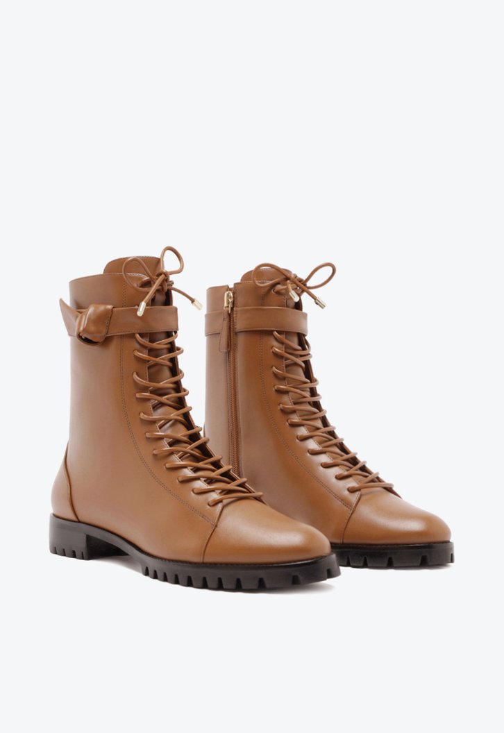 Evelyn Bootie Flat Espresso