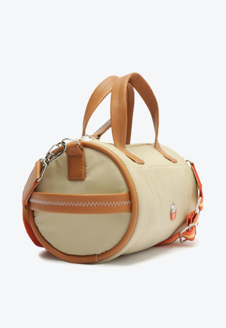 Bolsa Mini Tote Nude Anacapri Nylon Pequena