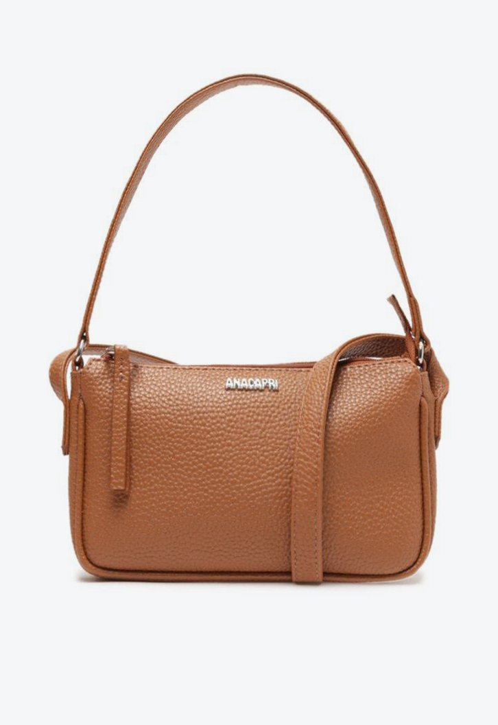Bolsa Crossbody Marrom Anacapri Baguete Básica Pequena