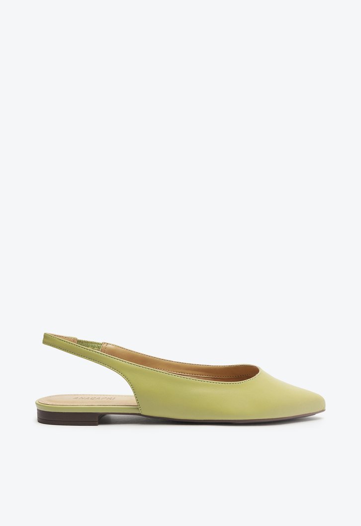 Sapatilha Verde Anacapri Slingback Essencial