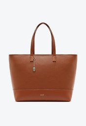 Bolsa Shopping Marrom Anacapri Grande Lisa Chaveiro