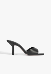 Mule Preta Schutz Couro