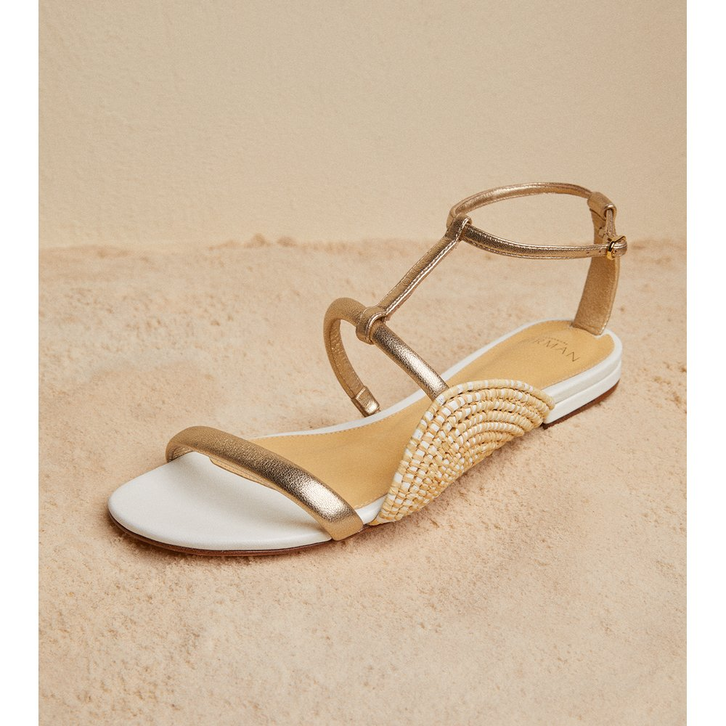 Marjorie Flat Golden/Natural