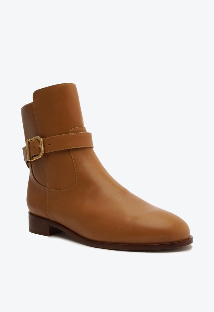 Bota Marrom Couro Cano Curto Savannah