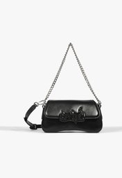 Bolsa Preta Schutz Shoulder Couro