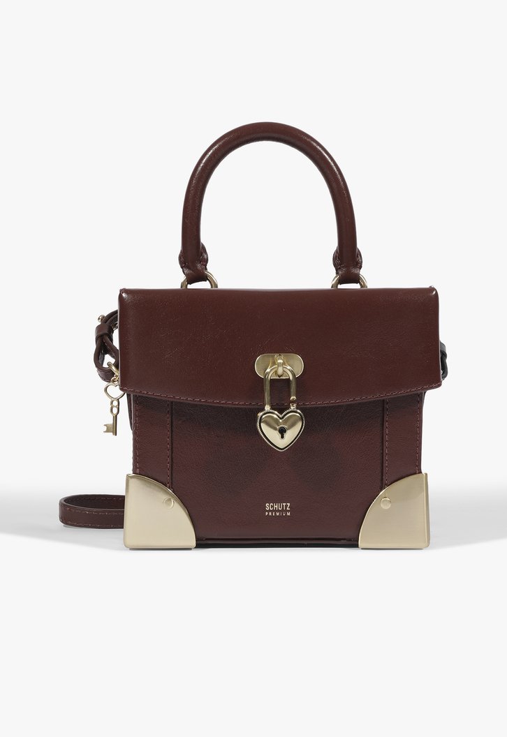 Bolsa Vanity Média Couro Vermelha