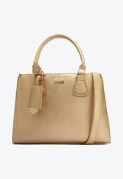 Bolsa Tote Dourada Anacapri Londres Média