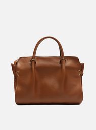 Bolsa Tote Marrom Arezzo Couro Grande Camurcina