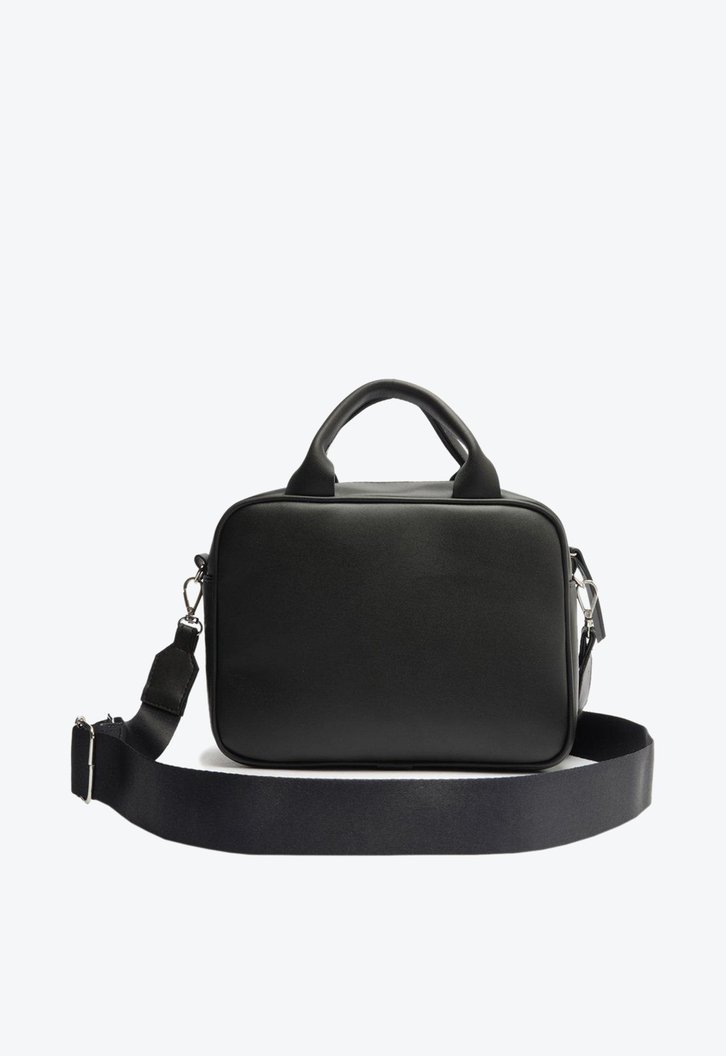 Bolsa Tote Preta Anacapri Matelassê Média