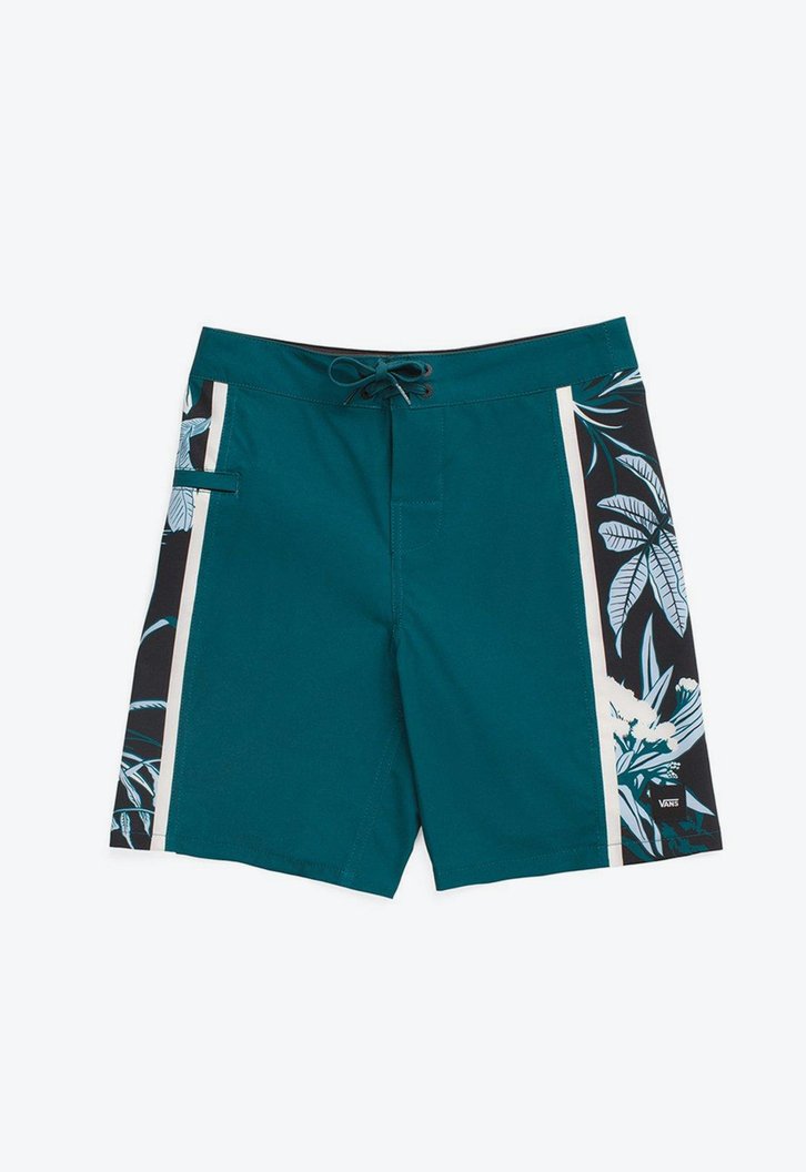 Bermuda Vans Infantil Sidelines Boardshort Back Bay Floral Deep Teal