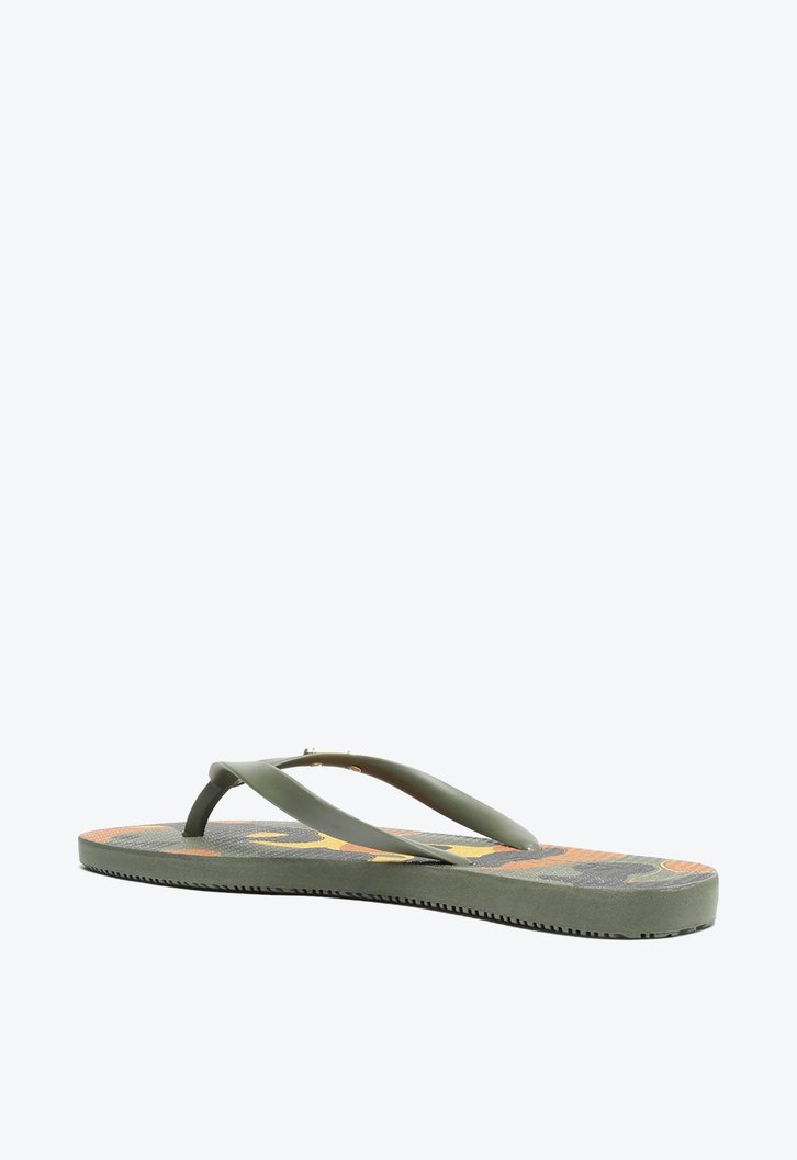 Chinelo De Dedo Verde Brizza Camuflado