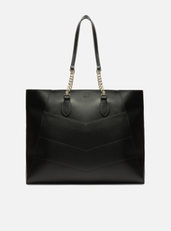 Bolsa Shopping Preta Grande Costuras
