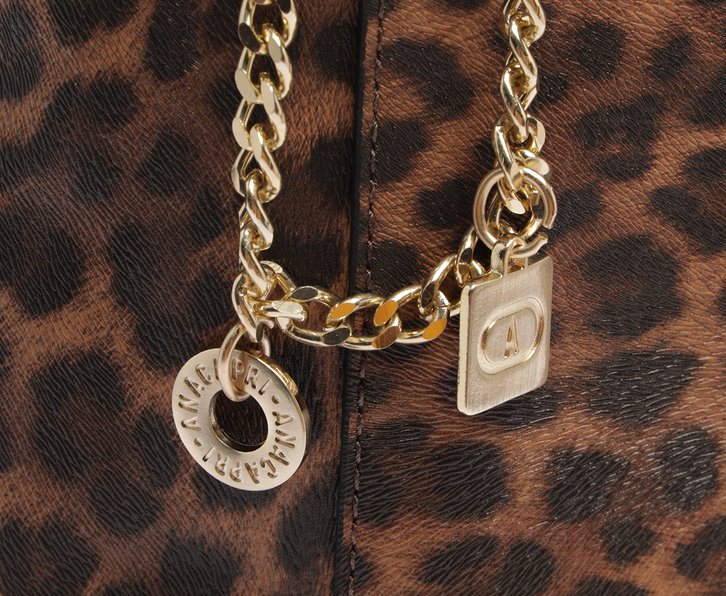 Bolsa Tote Média Madri Chaveiro Animal Print