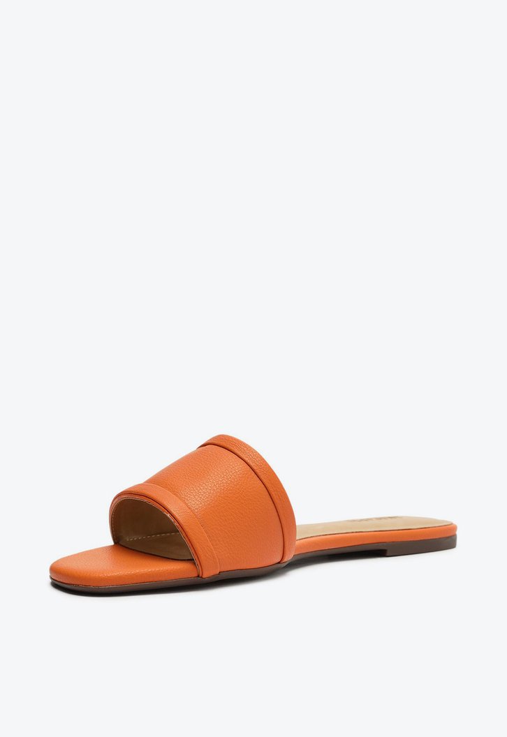Rasteira Laranja Anacapri Deserto Flat