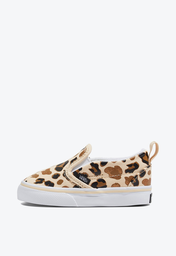Tênis Slip-On Leopard Glitter Brown True White Infantil