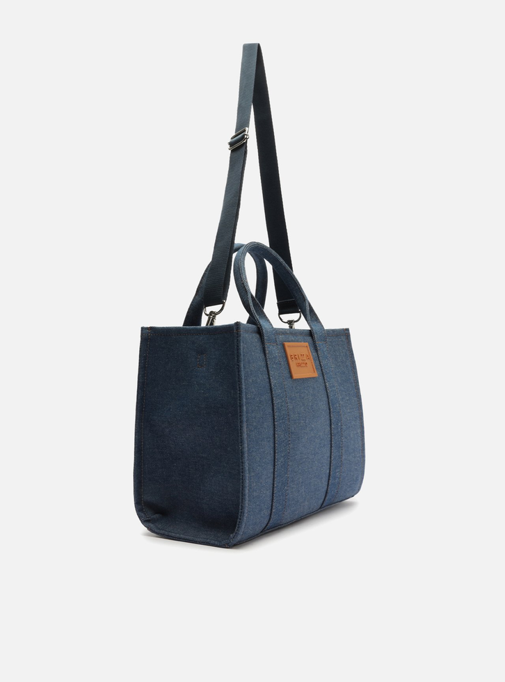 Bolsa Tote Denim Lulu Grande Brizza