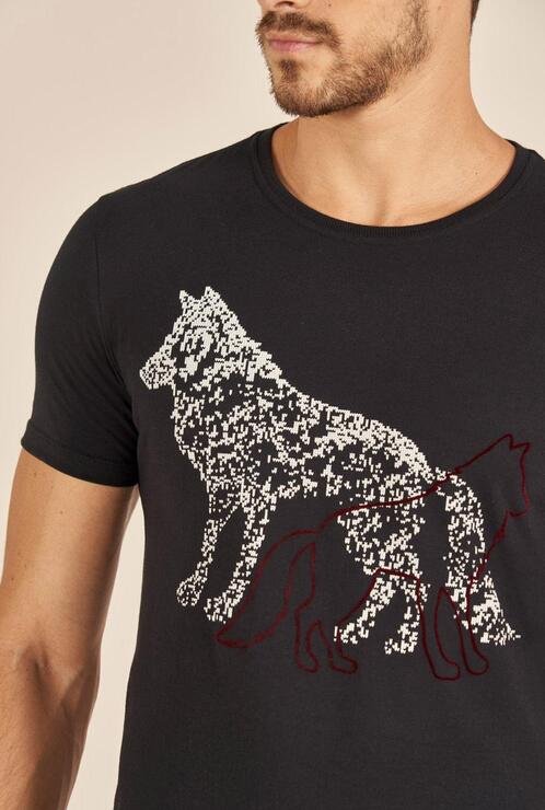 Camiseta Acostamento Black Wolf