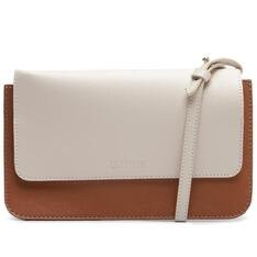 Bolsa Anacapri Verde Militar com Off White Retangular