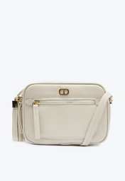 Bolsa Crossbody Branca Anacapri Média Palha