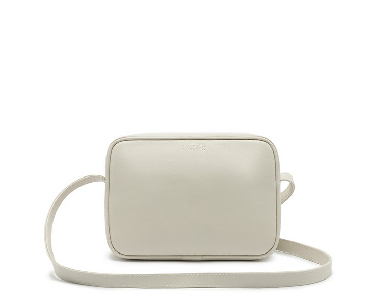 Bolsa Crossbody Branca Anacapri Média Palha
