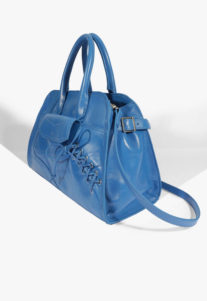 Bolsa Tote Azul Schutz Aryna Couro | ZZ MALL