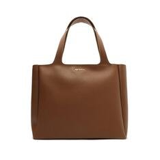 Bolsa Anacapri Shopping Marrom Clássica Grande
