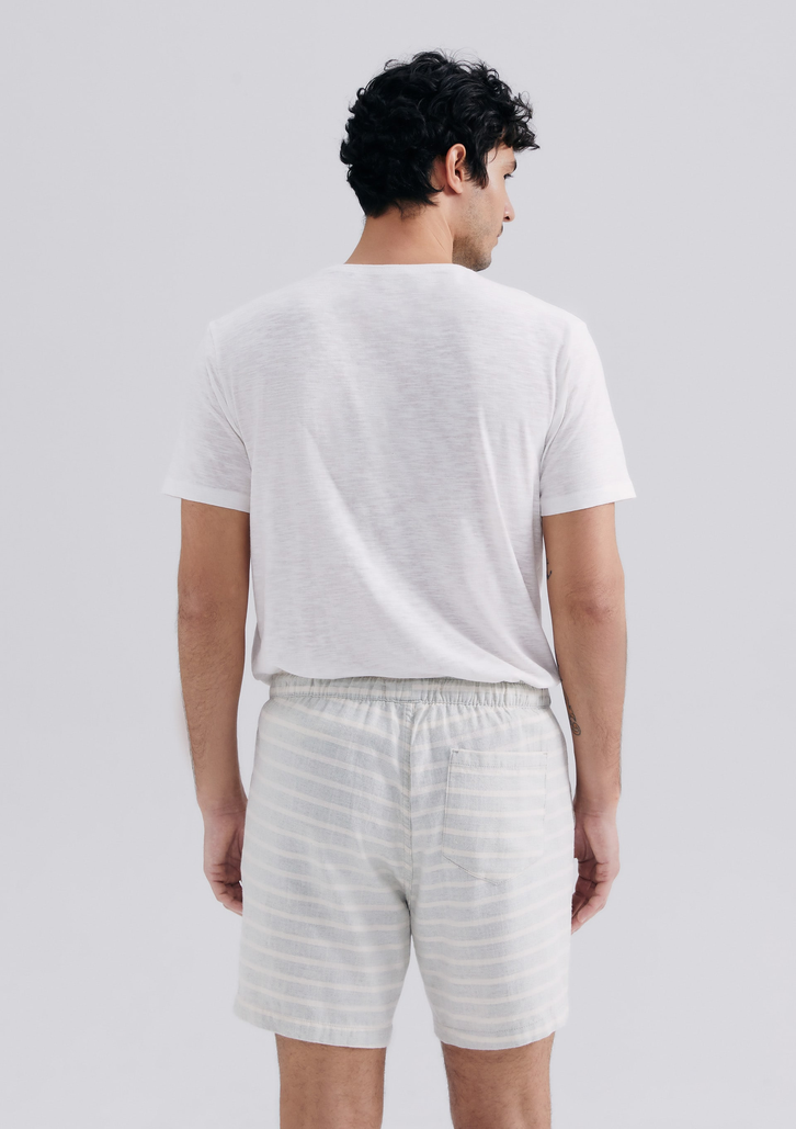 Bermuda Masculina Verde Hering Jogger Rústica Listrada