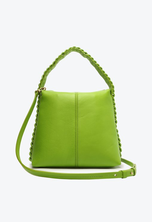 Bolsa Hobo Randall Couro Verde
