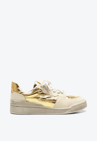 Tênis Dourado Vicenza Nazare | ZZ MALL