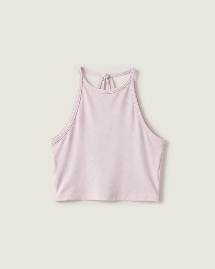 Camiseta High Neck Halter Pale Petal