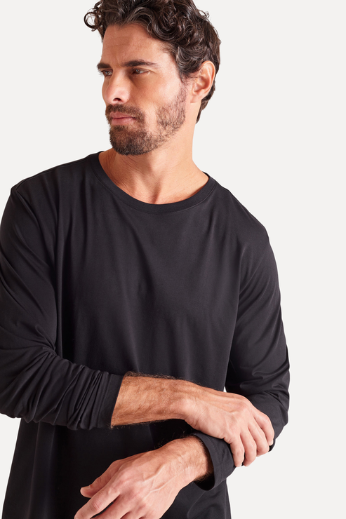 Camiseta Preta Reserva ML Pima