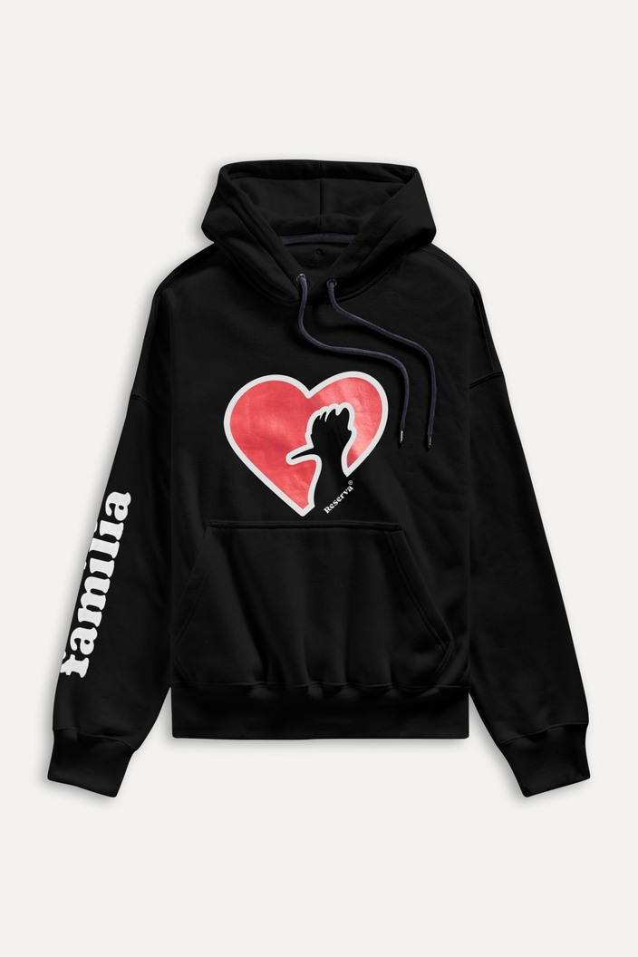 Moletom Hoodie Preto Reserva Família
