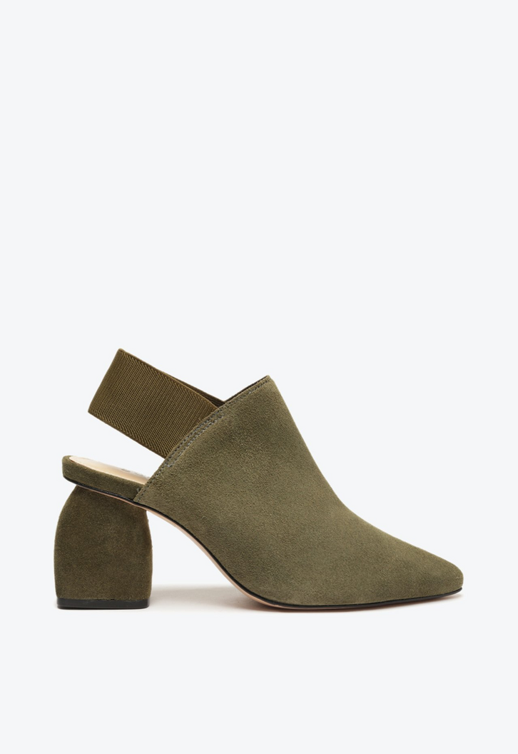 Ankle Boot Nobuck Camurça Verde