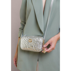 Bolsa Tiracolo Prata Vicenza Tamara Pequena