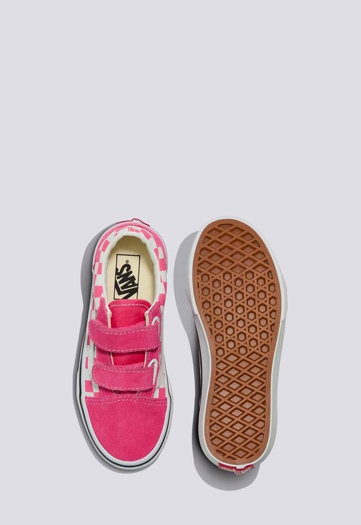 Tênis Old Skool Checkerboard Honeysuckle Infantil