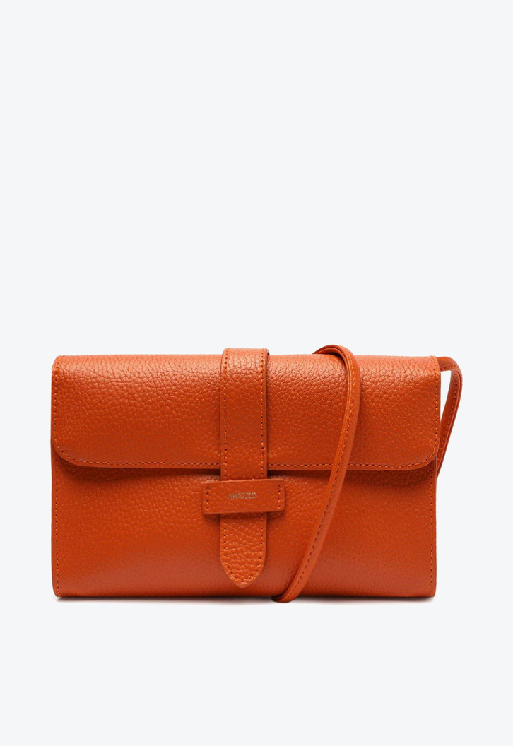 Bolsa Tiracolo Laranja Arezzo Betina Pequena