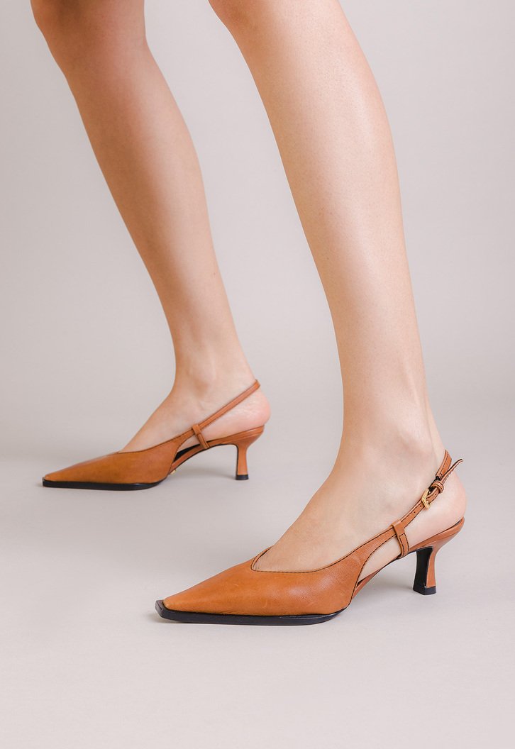 Slingback Caramelo Vicenza Maitê | ZZ MALL