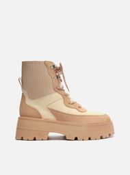 Bota Marrom Arezzo Cano Médio Tratorada Amarração | ZZ MALL