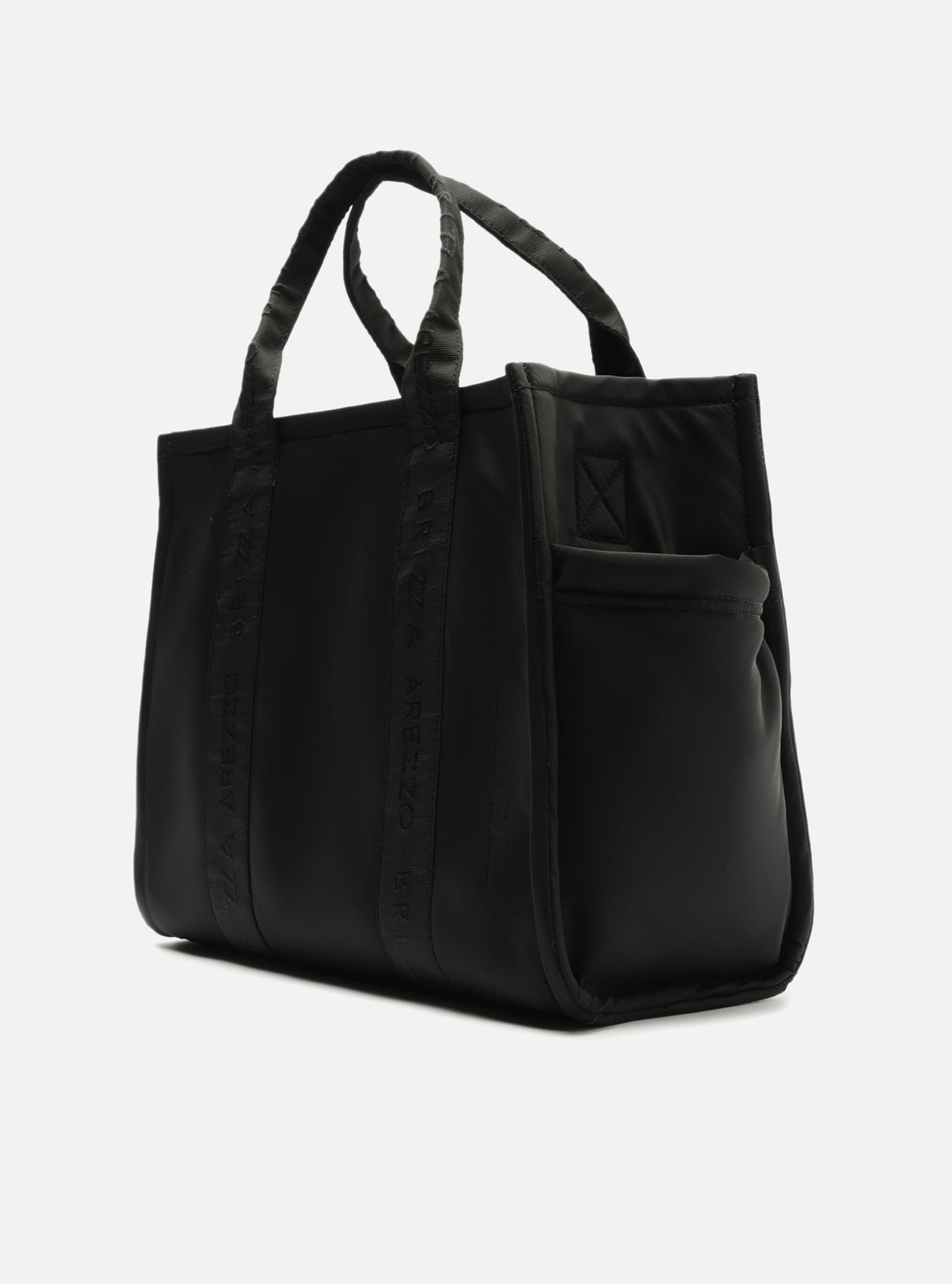 バッグ EYELETS NYLON TOTE BAG (BLACK) 3112B Bolsa Tote Preta Nylon Sporty Grande | ZZ MALL