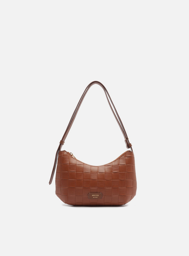 Bolsa Tiracolo Marrom Pequena