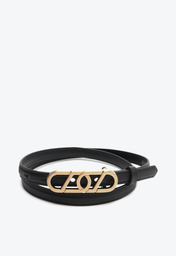Cinto Preto Schutz Fino Embrace Couro