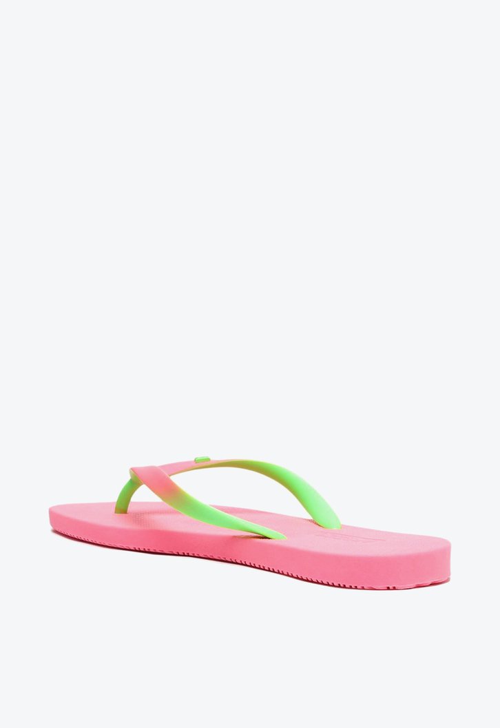 Chinelo Laranja Verde Brizza Degradê Lime