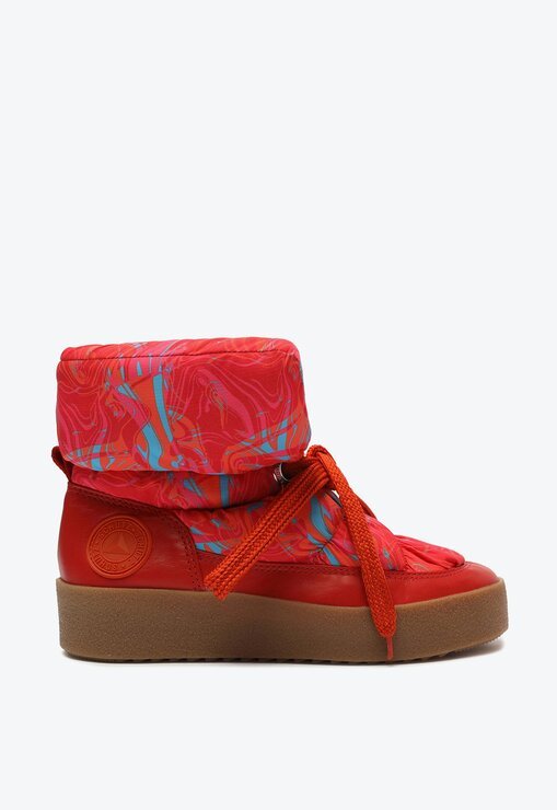 TÊNIS VERMELHO SCHUTZ PUFFY NYLON
