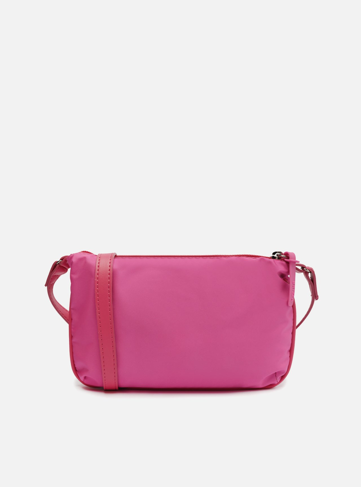 Clutch Rosa Nylon Lizza Pequena Brizza