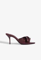Mule couro marrom | ZZ MALL