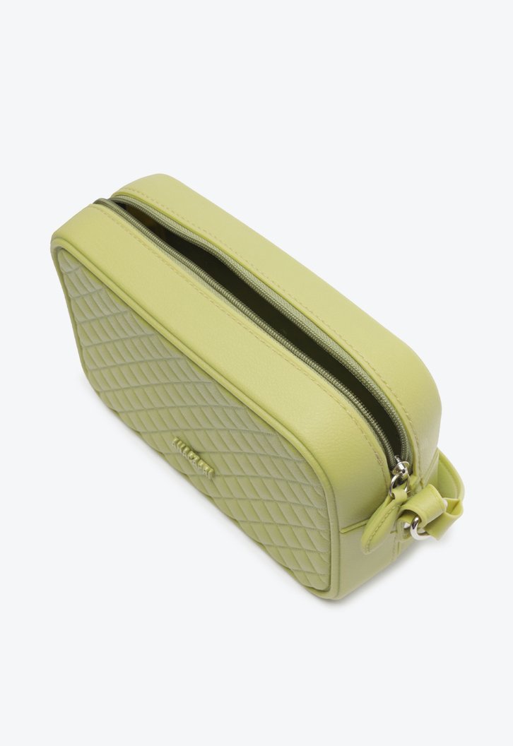 Bolsa Crossbody Verde Anacapri Média Matelassê Triangular